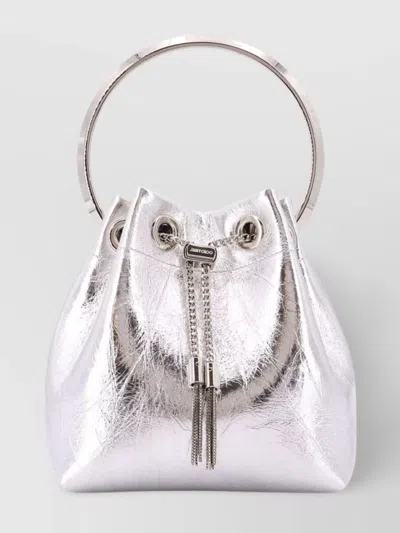 Jimmy Choo Round Handle Leather Handbag