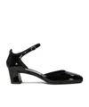 Jimmy Choo Pixie Mary Jane Block-heel Shoes In Black