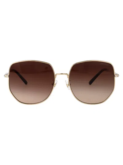 Jimmy Choo Round Sunglasses 0 Jc4006 Bd 300613 In Brown