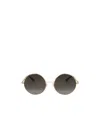 Jimmy Choo Round Sunglasses In Multicolor