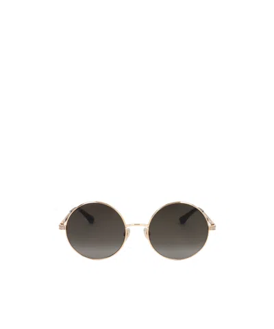Jimmy Choo Round Sunglasses In Multicolor