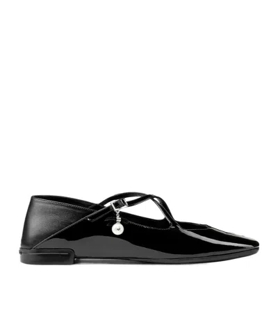 Jimmy Choo Round Toe Ballet Shoes