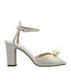 Jimmy Choo Round Toe High Heel Sandals