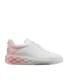 Jimmy Choo Diamond Maxi Sneakers In White