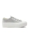 Jimmy Choo Round Toe Low-top Casual Shoes In White