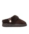 Jimmy Choo Round-toe Mules In Brown