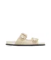 Jimmy Choo Fayence Leather Sandal In Gold