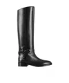 Jimmy Choo Round-toed Boots In Black