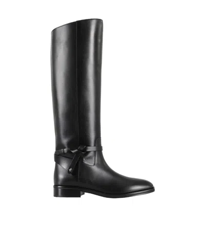 JIMMY CHOO ROUND-TOED BOOTS