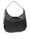 Jimmy Choo Rounded Shoulder Bag In Black