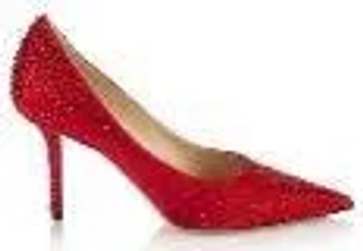 Jimmy Choo Royal Red Mix Love 85 Pumps