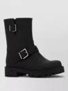 Jimmy Choo Biker Rain Black Tpu Rain Boots Black 42