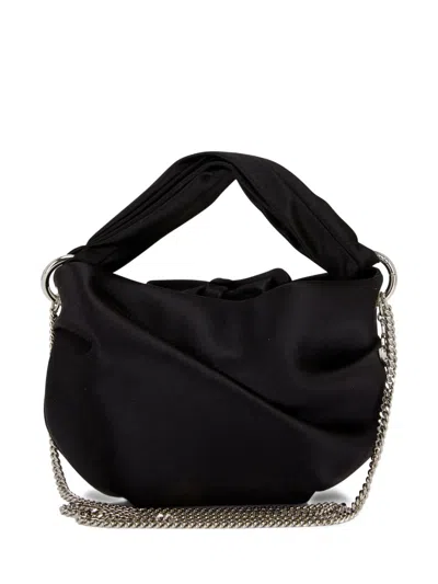 Jimmy Choo Ruched Satin Shoulder Bag