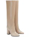 Jimmy Choo Rydea 45 Leather Boot In White