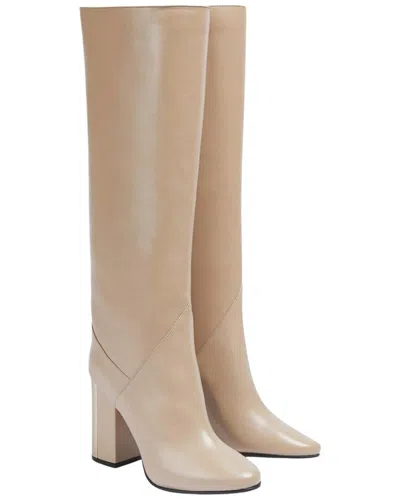 Jimmy Choo Rydea 45 Leather Boot In White