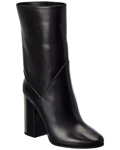 Jimmy Choo Rydea Ab 100 Leather Bootie In Black