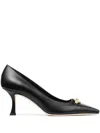 Jimmy Choo Woman Pumps Black Size 8 Calfskin In Black