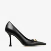Jimmy Choo 'ryker Diamond Detail Dã© In Black