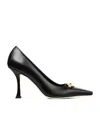 JIMMY CHOO RYKER 90 LEATHER PUMPS