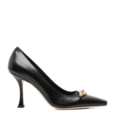 JIMMY CHOO JIMMY CHOO RYKER 90 SQUARE POINTED TOE PUMPS