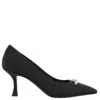 Jimmy Choo Ryker 90 Embellished Satin Pumps