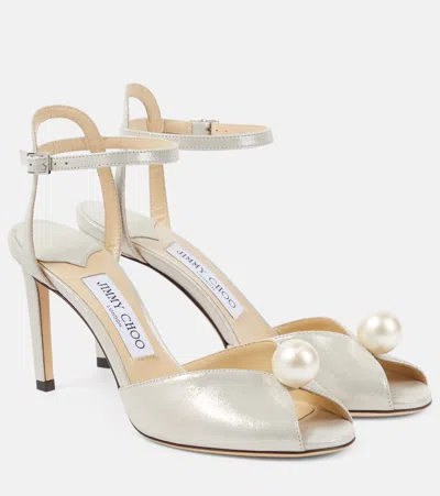 Jimmy Choo Sacora 85 In Silver