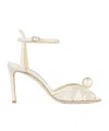 JIMMY CHOO SACORA 85 LACE HIGH-HEELED SANDALS