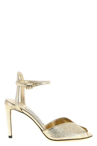 Jimmy Choo 'sacora' Sandals In Gold