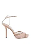 Jimmy Choo Saeda 100 Embellished Sandals In Mixed Colours