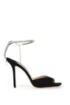 JIMMY CHOO SAEDA 100 SUEDE LEATHER SAND