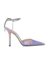 Jimmy Choo Saeda 100mm Pointed-toe Pumps In Multicolor