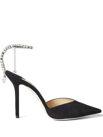 Jimmy Choo Saeda 100mm Pumps In Black
