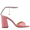 Jimmy Choo Saeda 85 Block Heel Sandals