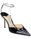 Jimmy Choo Saeda 85 Pointed-toe Pumps In Black