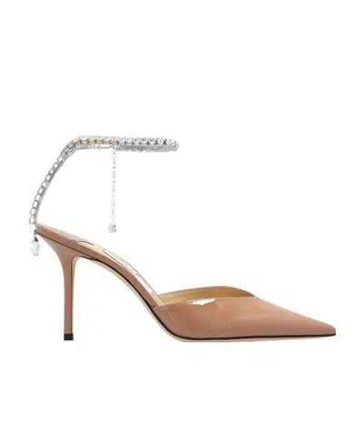 Jimmy Choo Saeda Pointed Toe Pumps In Pink