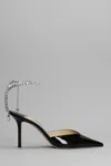 Jimmy Choo Saeda 100 Bbg Pump Glitter Platinum