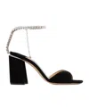 Jimmy Choo Saeda Sandal Block Heel In Black