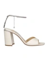 Jimmy Choo 85mm Saeda Satin Sandals