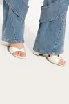Jimmy Choo ‘saeda' Platform Sandals In Satin In White