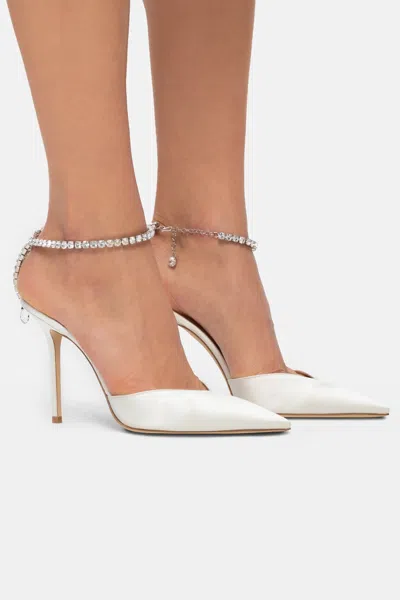 Jimmy Choo ‘saeda' Stiletto Pumps In Cream