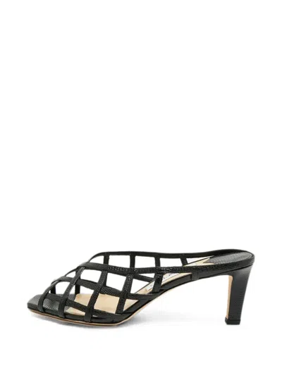 Pre-owned Jimmy Choo Sai Heeled Sandals In Black