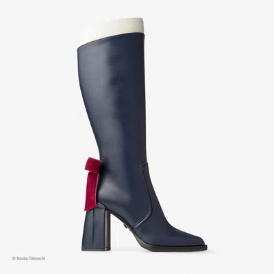 Jimmy Choo Sailor Pluto Boot 95 In Pluto Navy