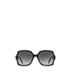 Jimmy Choo Sammi Oversized Sunglasses In Gray