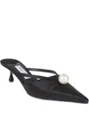Jimmy Choo Sana Pointed-toe Mules In Black