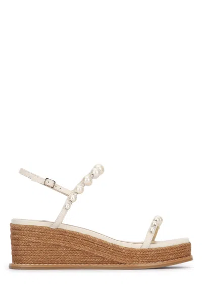 Jimmy Choo Sandali In White