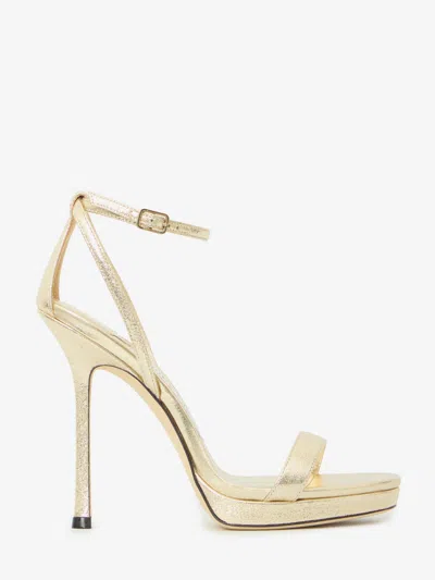 JIMMY CHOO SANDALI CON PLATEAU MOZA 120
