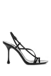 Jimmy Choo Etana 80 Crystal Embellished Sandals In Black