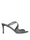 Jimmy Choo Anise Embellished Slip-on Sandals In Black