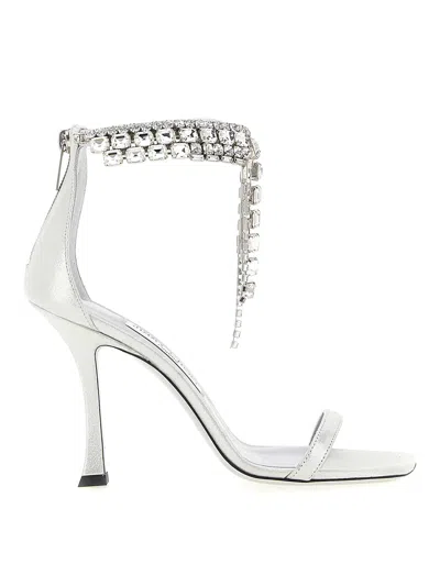 Jimmy Choo Verity Sandals In Silver