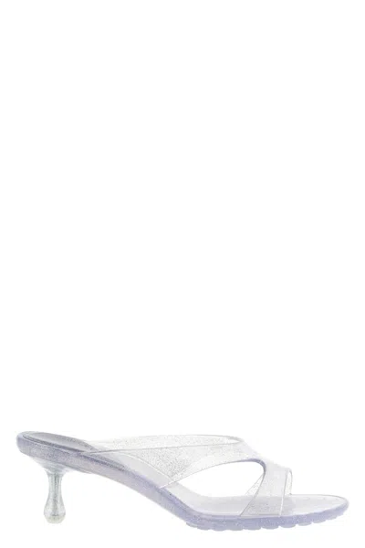Jimmy Choo Sandalo 'jelly Drop' In Silver